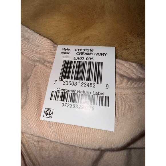 Alfani Women's Ultra Soft Thong Underwear, Creamy Ivory, Size XXL, NWT - Picture 4 of 4